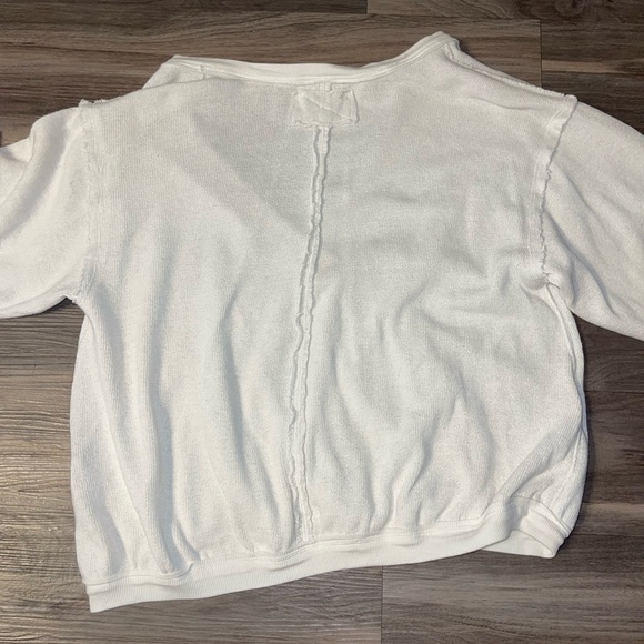 We The Free Cream V-Neck Sweater - Picture 2 of 3